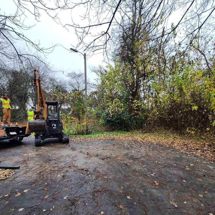 Mullinax Tree Service at work