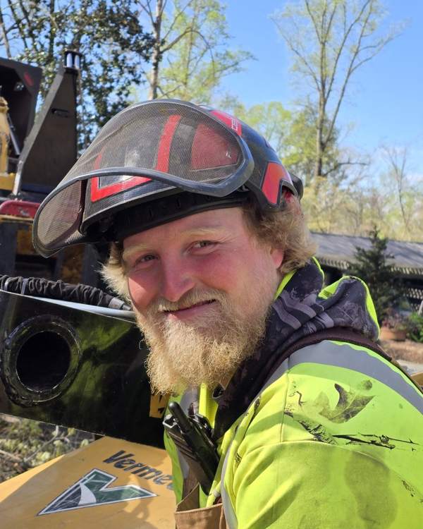 Mullinax crew member on the job